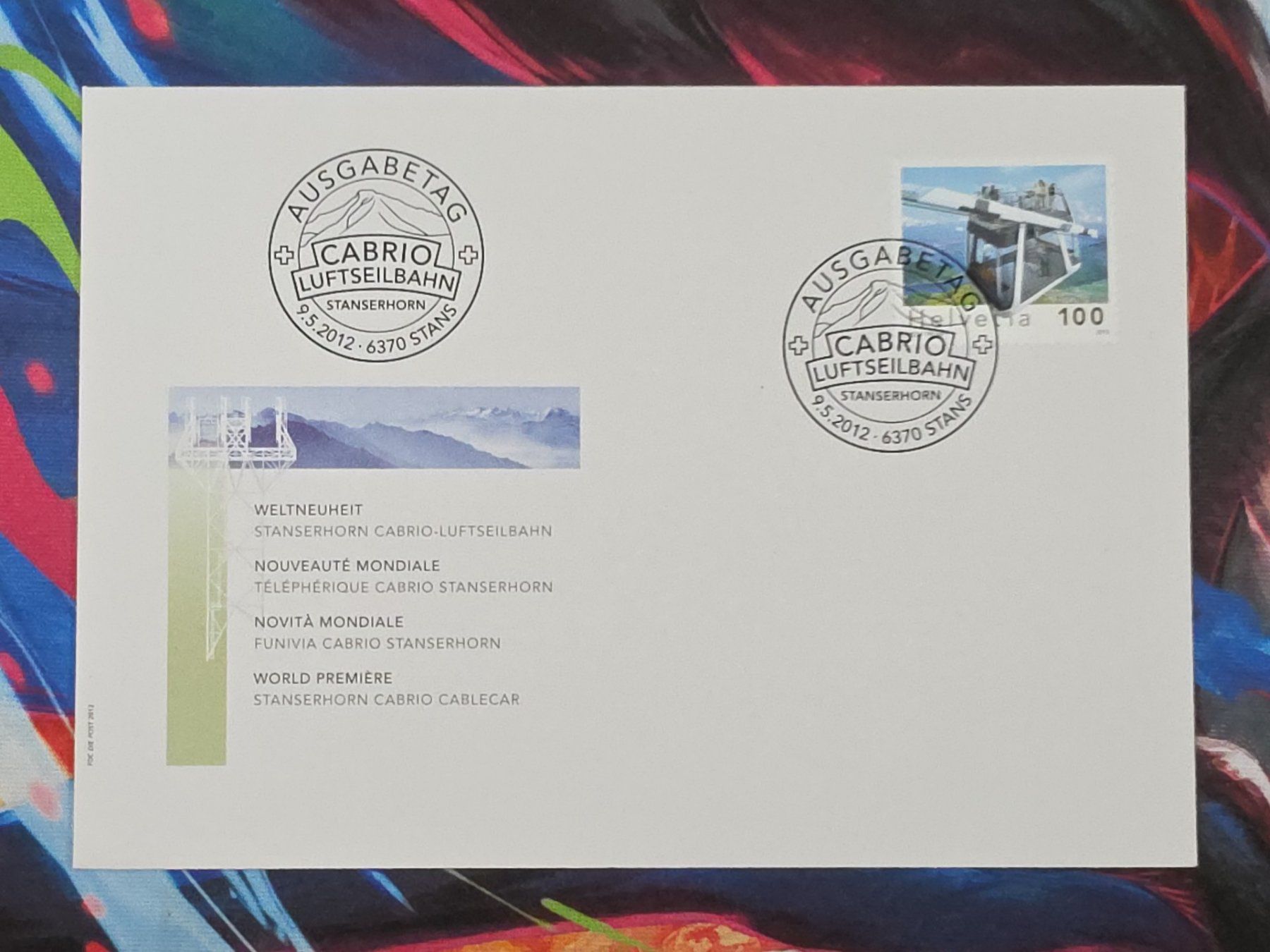Tutti i francobolli: CL29 Enveloppe + Timbre Suisse 2012 – Usato da Cousset venduto da Patrick_Collections