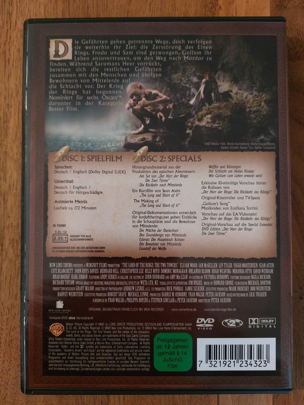Tutti i DVDs: DVD - Der Herr der Ringe Trilogie – Usato da Rheinfelden venduto da FilmAuktion 5