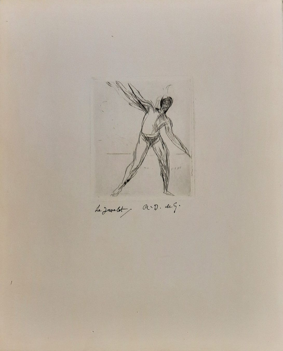 Dipinti: ANDRÉ DUNOYER DE SEGONZAC  1884- 1974 – Usato da Genève venduto da Enigme8