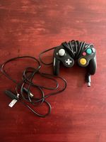 Nintendo GameCube Controller Schwarz + Verlängerungskabel 