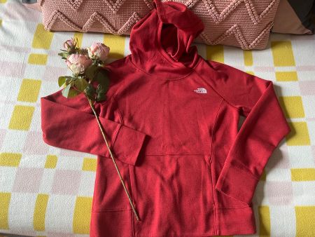 North Face red hoodie sweater S/P - small/petite