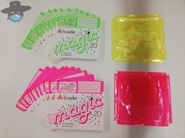 20 x Boeder 5.25" Floppy Disketten 10 x pink + 10 x grün