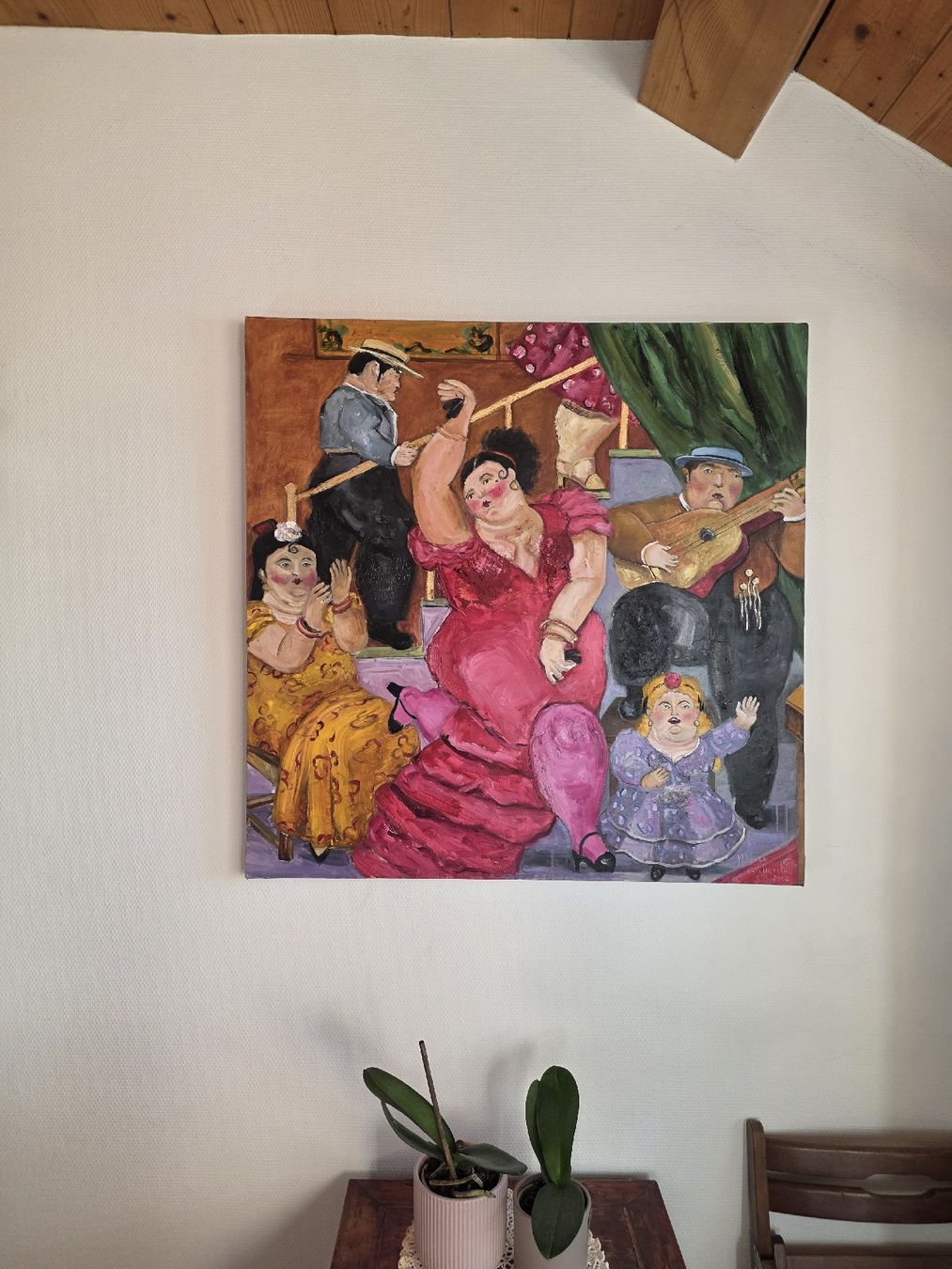 Dipinti: Tableau acrylique sur toile lin – Usato da Genève venduto da nat_xxb5 1