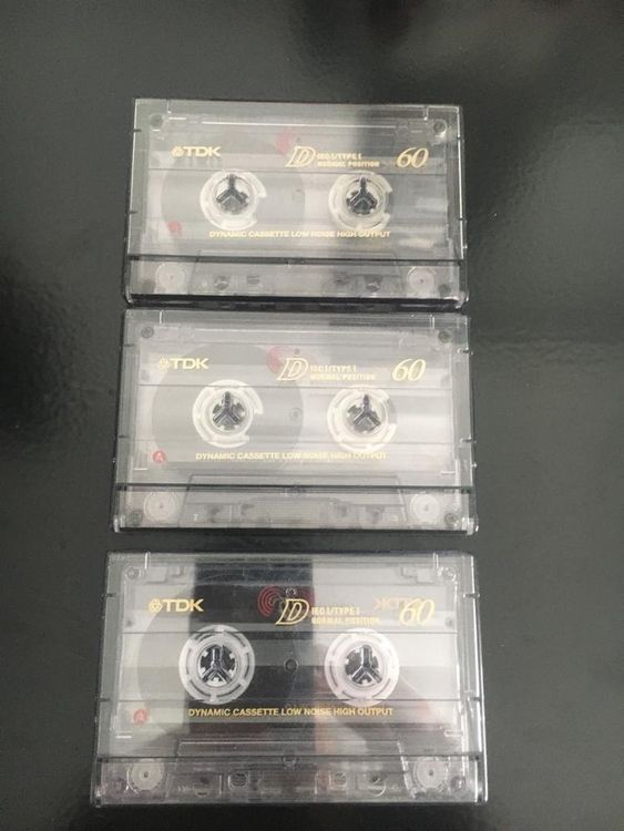 3x Casettes vierges TDK avec boîtes (Neuf (Voir description)) à Grand