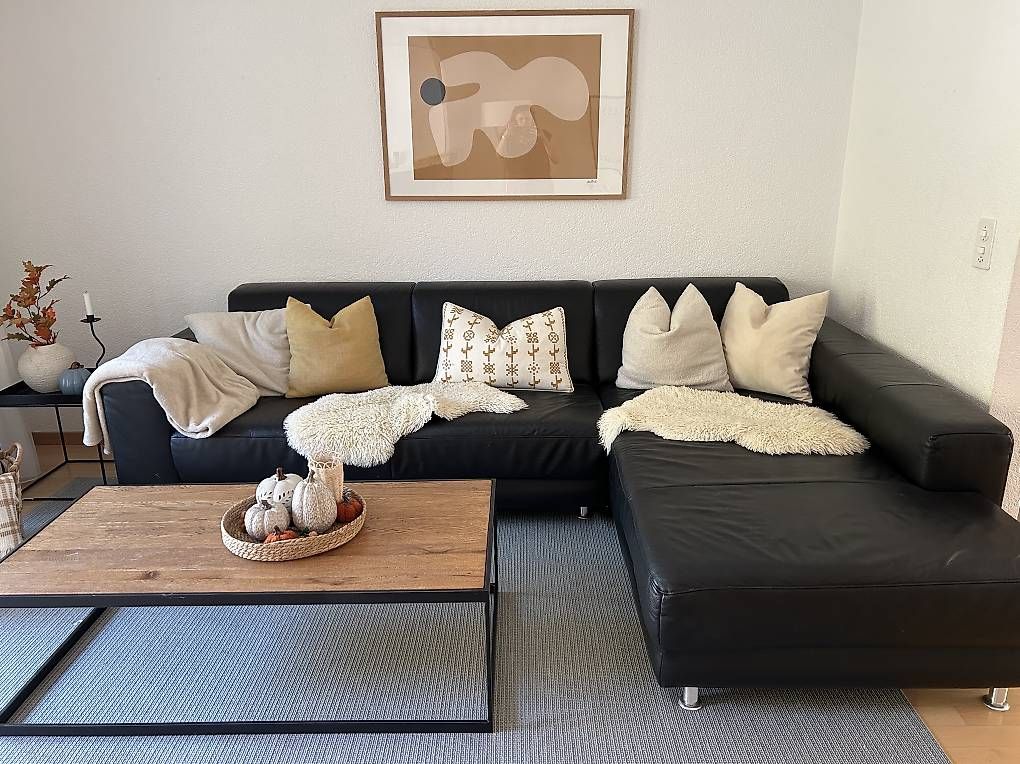 Sofas: Ledersofa – D'occasion à Baden par Nadinefischli