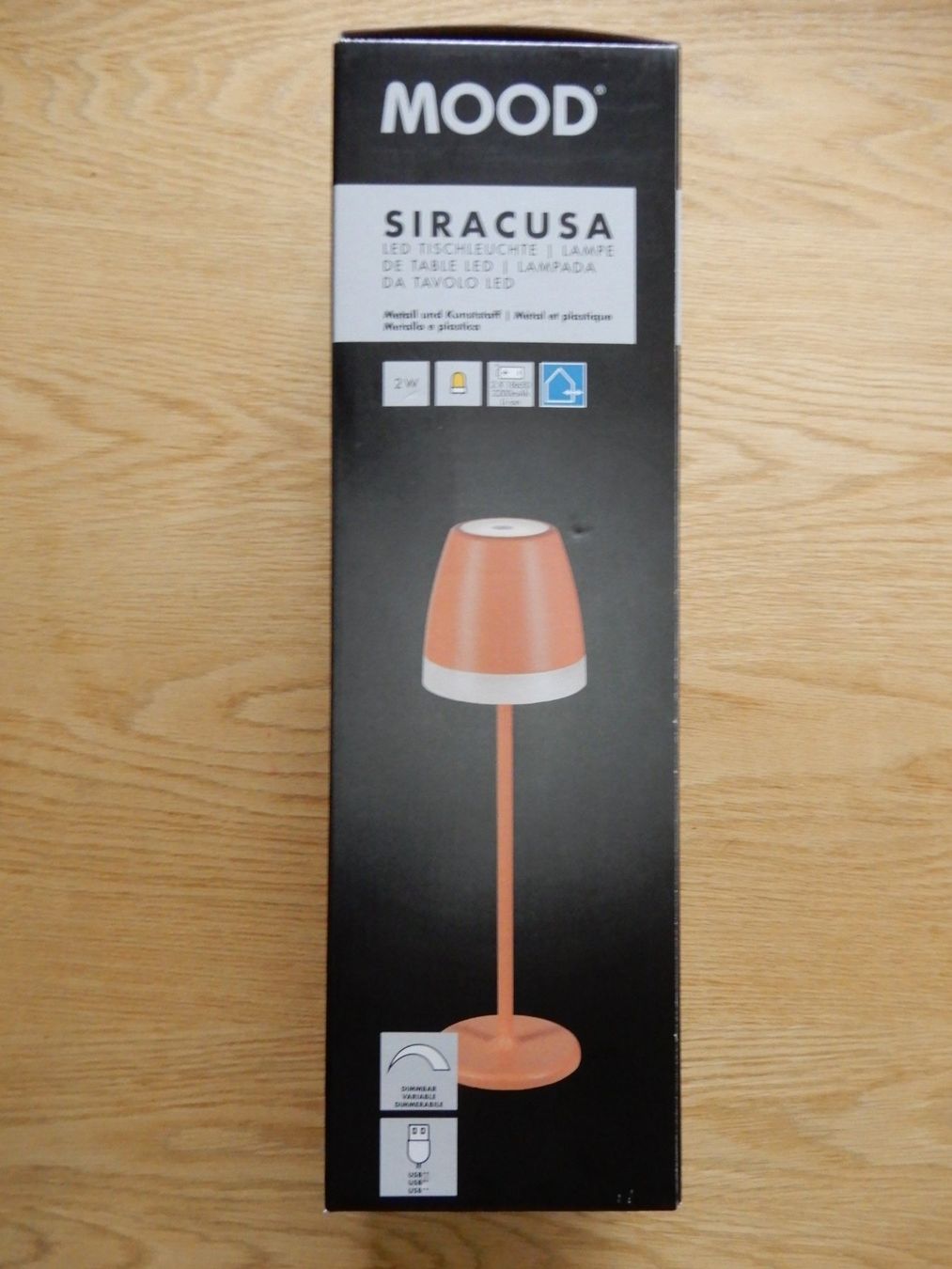Mood Lampade: MOOD Siracusa / LED Tischleuchte – Nuovo e nell'imballaggio originale da Rapperswil SG venduto da Seppi77