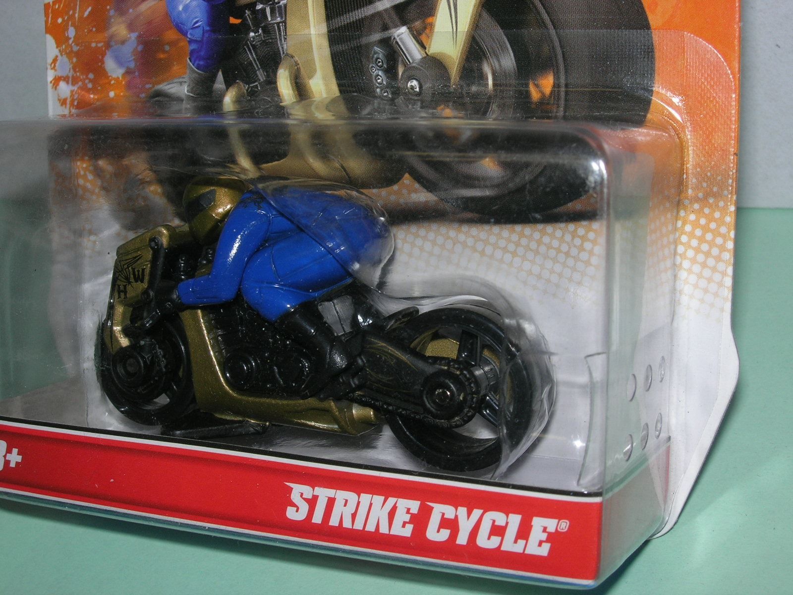 Hot Wheels Giocattoli: STRIKE CYCLE  - Speed Cycles blau * Hot Wheels – Nuovo e nell'imballaggio originale da Hornussen venduto da Corvette- 2