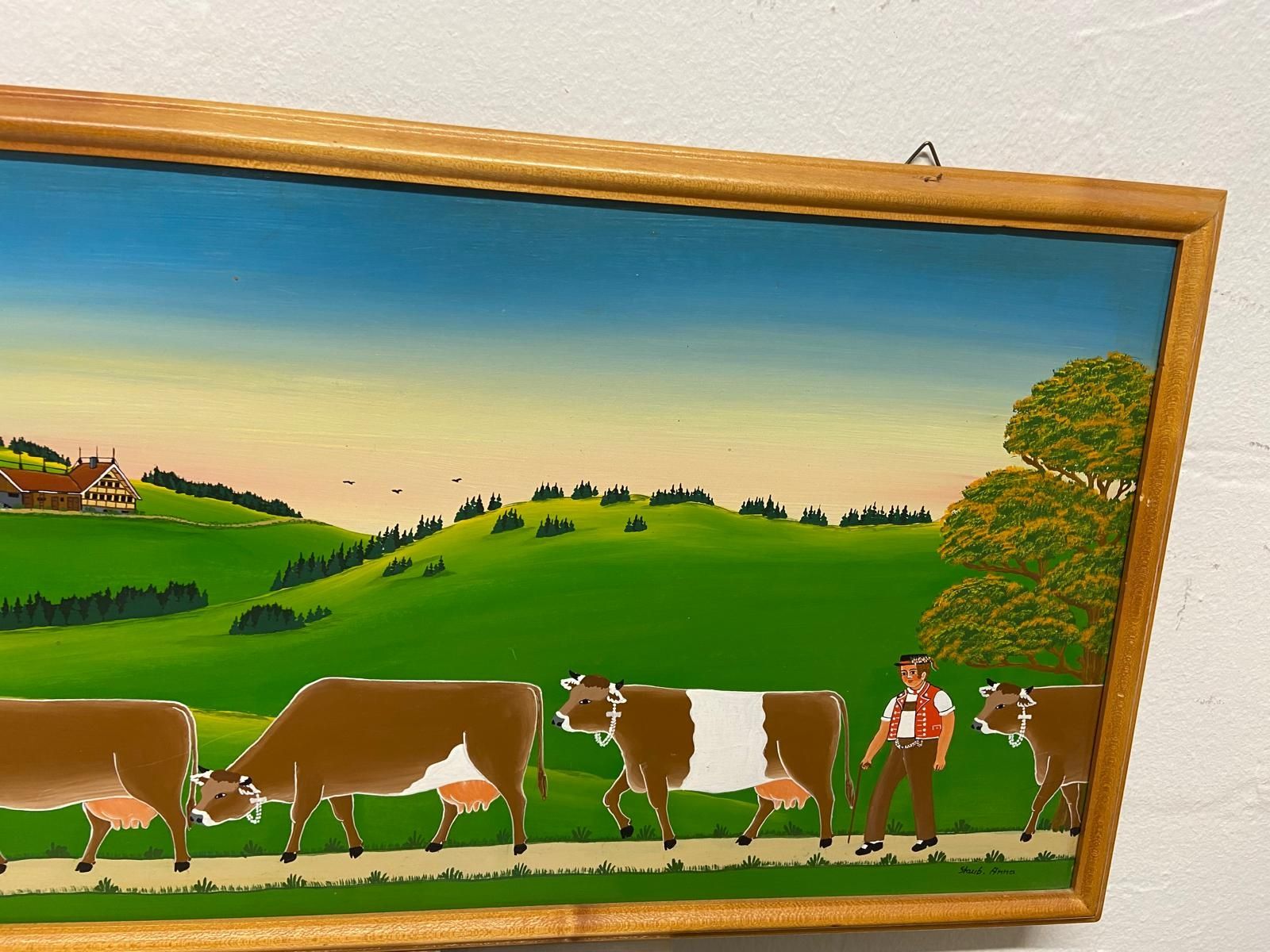 Dipinti: Bauernmalerei, Appenzeller Malerei – Usato da Dietikon venduto da Allegra34 3