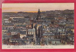PARIS, VUE DU QUARTIER DE LA TRINITÉ PRISE DE L'OPERA