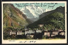 Interlaken, Teilansicht des Ortes mit de