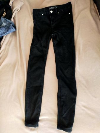 Schwarze FB Sister Jeans, Skinny Push Up, Gr. 26, Top!