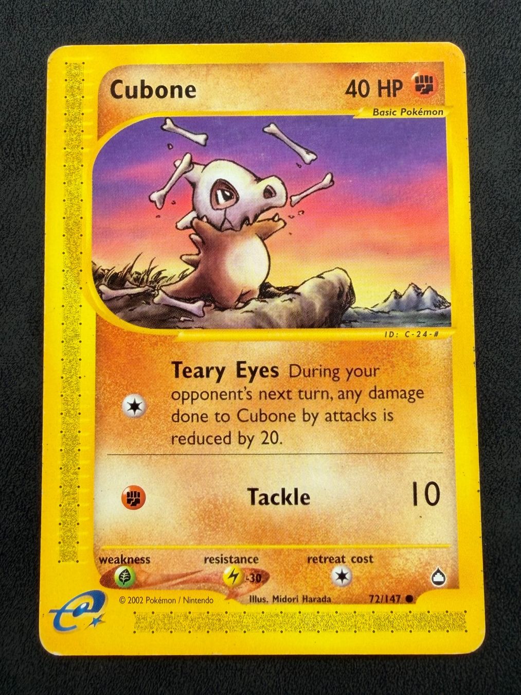 Pokémon Cartes à collectionner: Cubone 72/147 | Aquapolis | EN – D'occasion à Aarau par fgr15