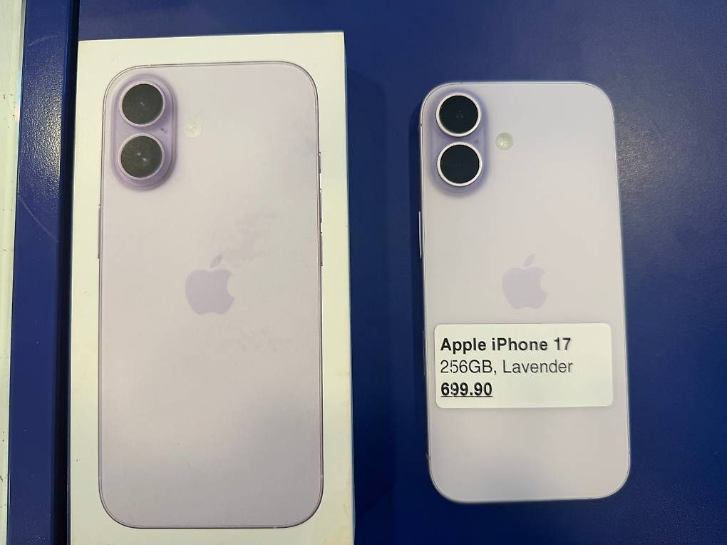 Telefoni cellulari / Smartphones: Apple iPhone 17 (256GB, Lavender) – Usato da Aarau venduto da RAMESTORE