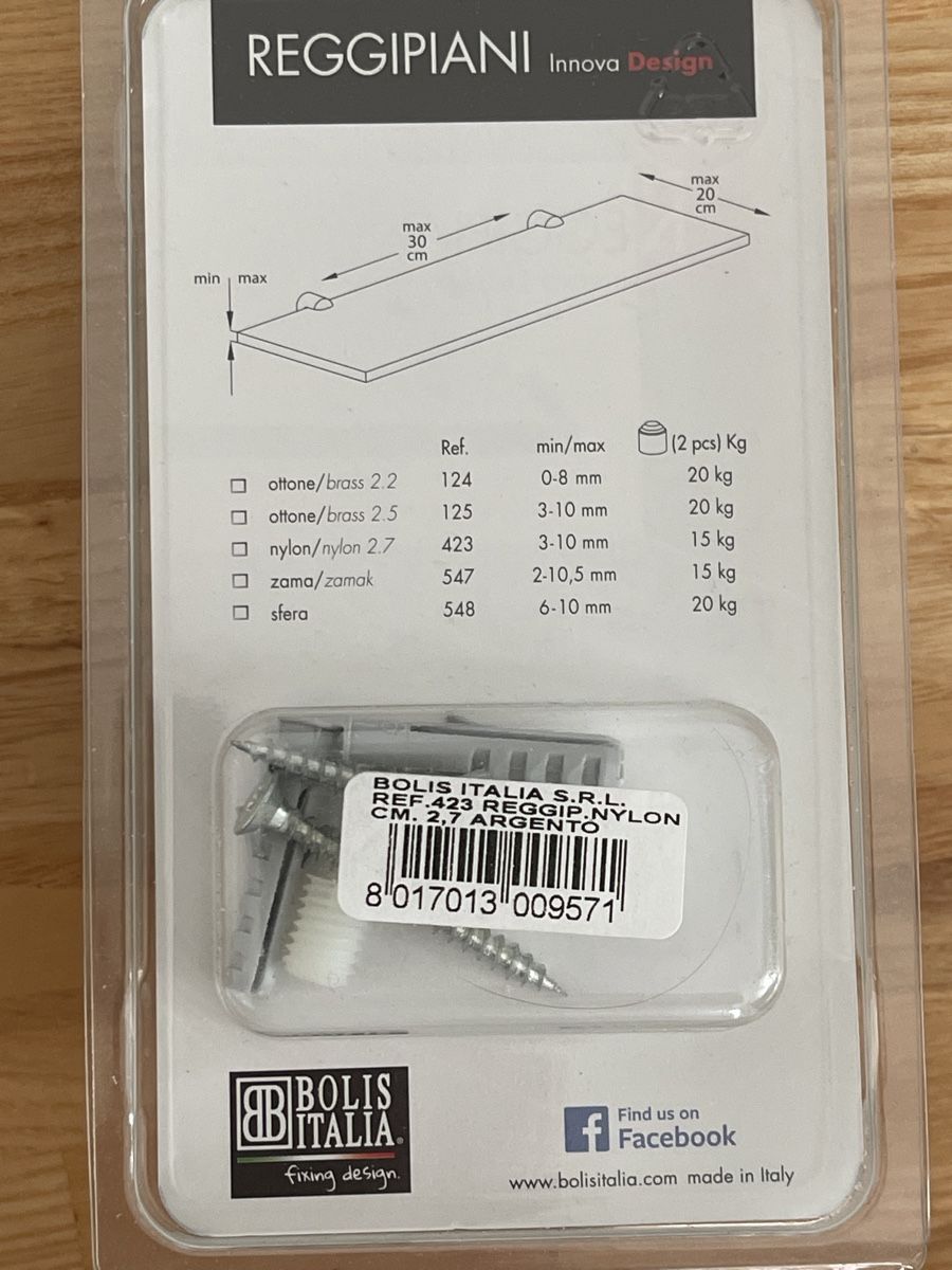 Supporti a parete: Tablarhalter 9Stück – Nuovo e nell'imballaggio originale da Wettingen venduto da stern910 1