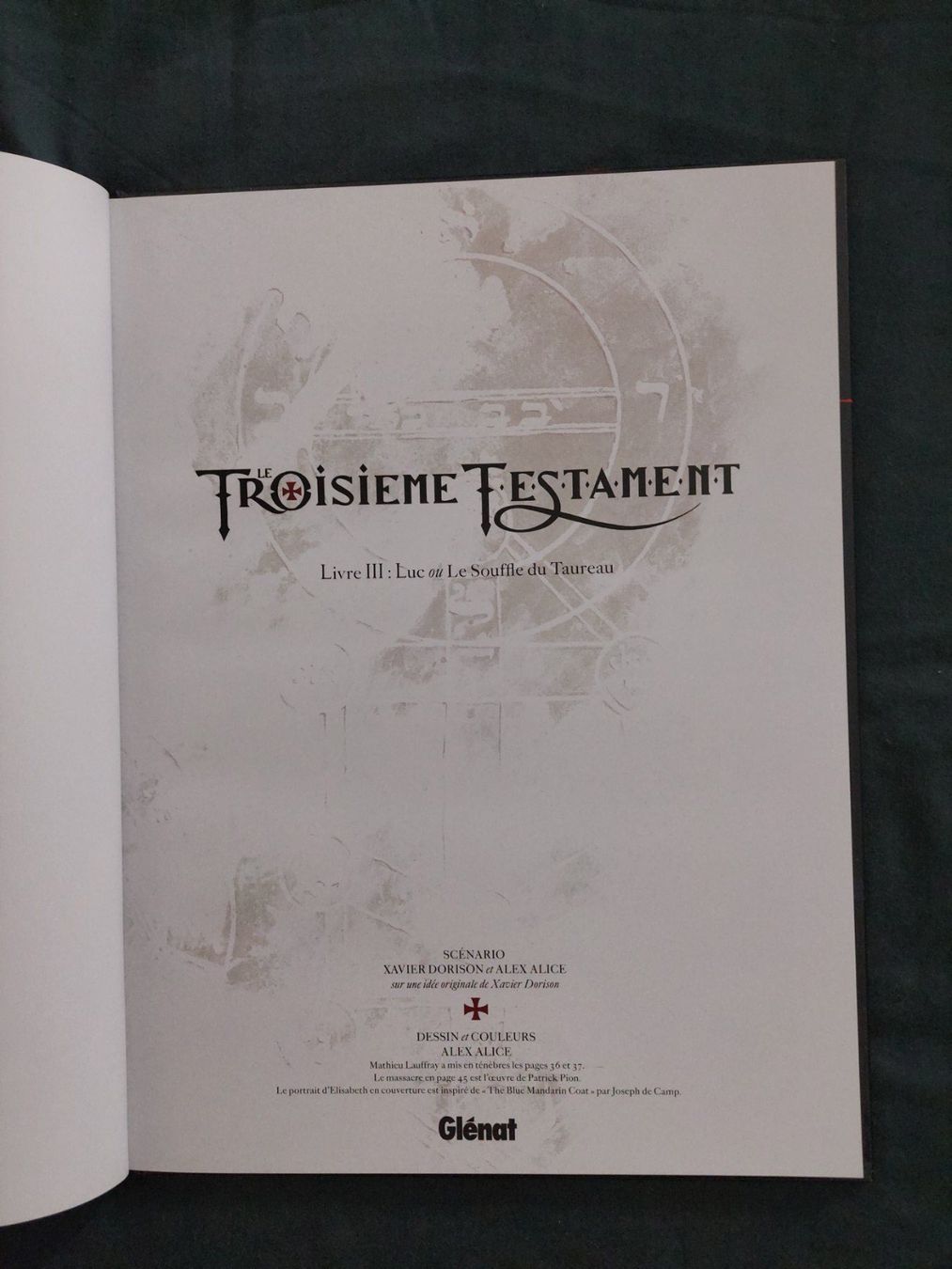Fumetti: Le Troisième Testament T.3/4 Ed. 2016 TBE – Usato da Genève venduto da Blu_BD 2