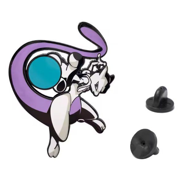 Pokémon Placchette & Badge: Pokémon Mewtwo Pin’s – Nuovo e nell'imballaggio originale da Genève venduto da Resko 1