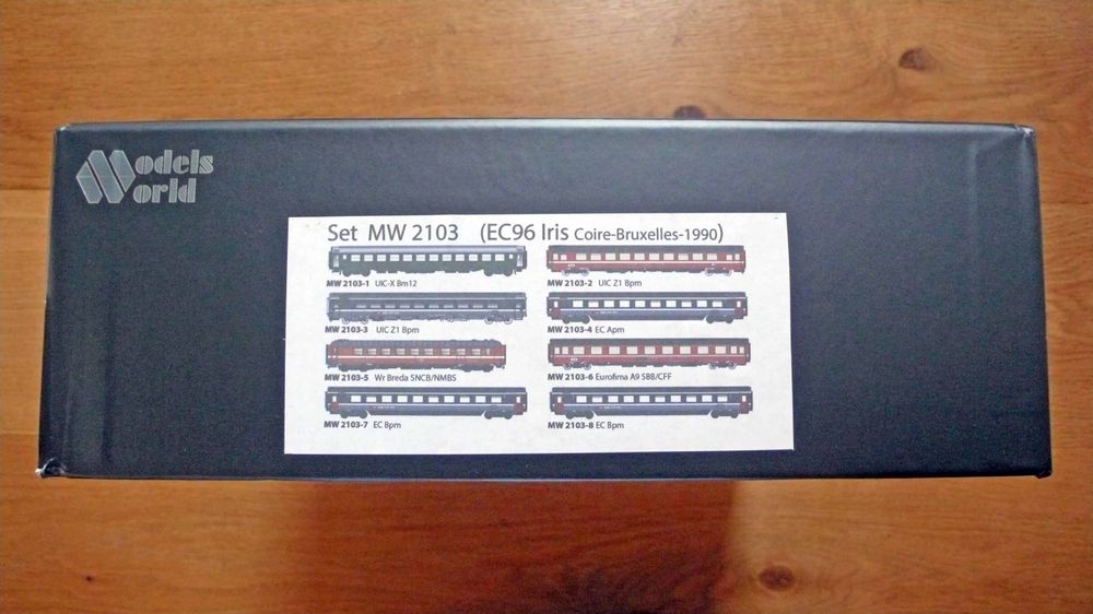 LS Models Modelleisenbahnen: L.S. Models 2103 - 8-tlg. EC96 Iris - Chur-Brüssel - NEU/OVP – Neu und originalverpackt aus Aarau von Uilleannpiper 7