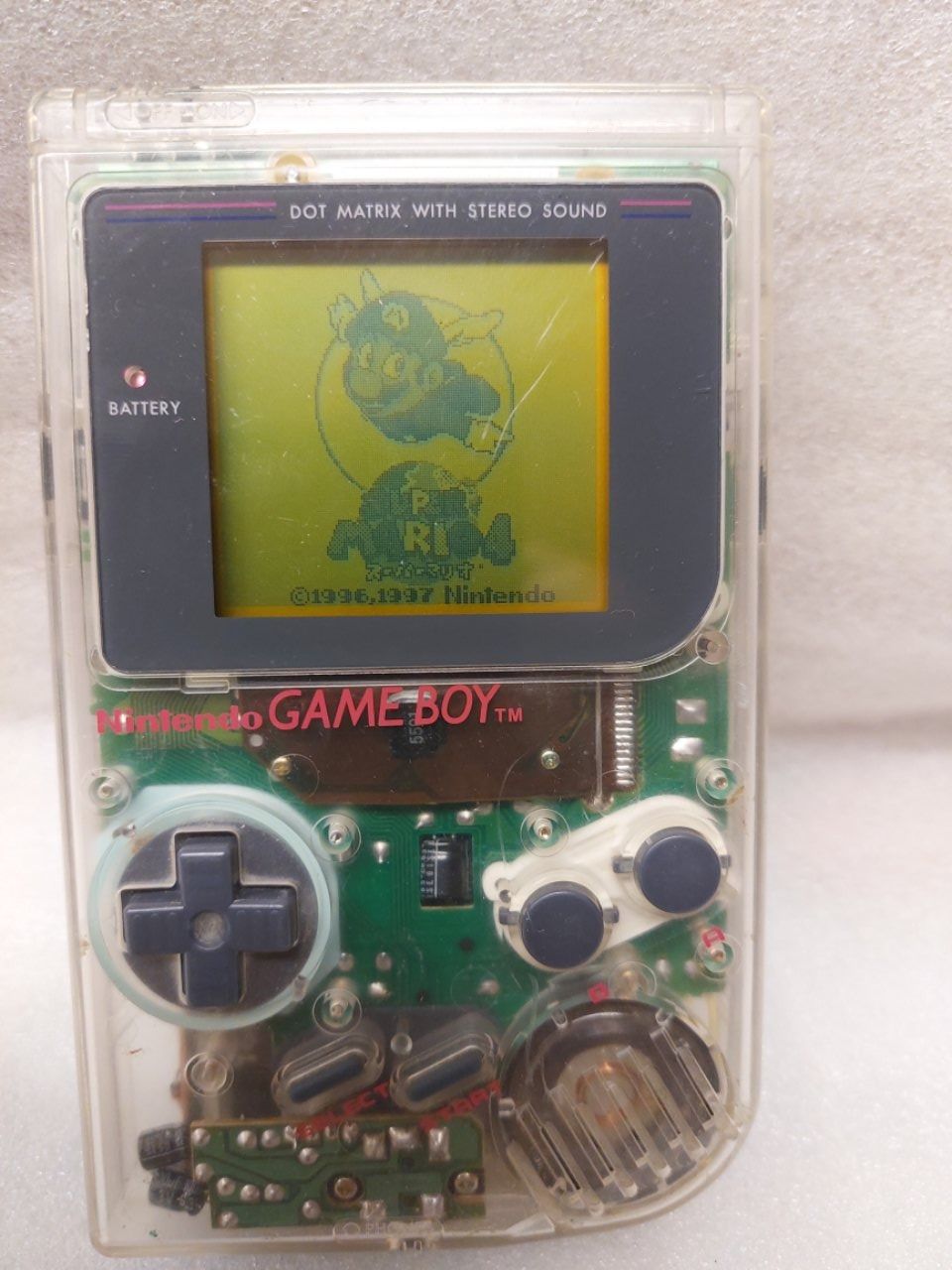 Nintendo Console: Game Boy Console  Transparent - 100% ORIGINAL NINTENDO !!! – Usato da Pambio Noranco venduto da TREBORLOP