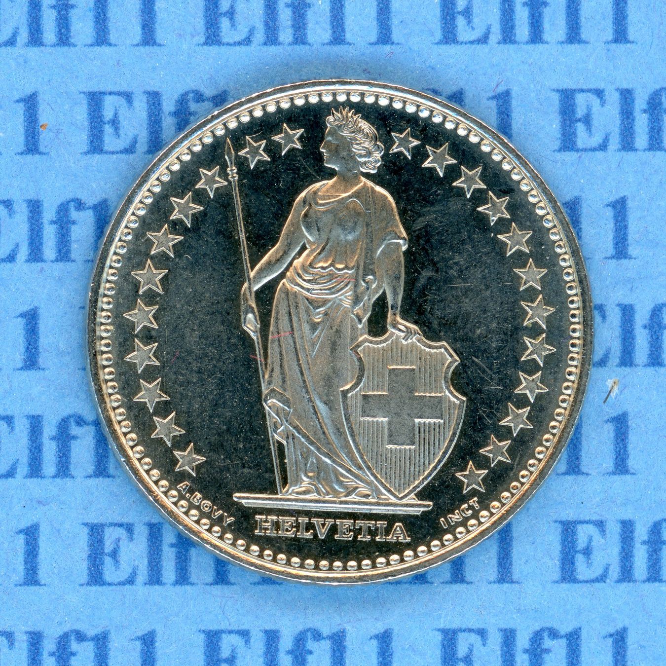 Alle Münzen: CHF___1.00 2017 -unz 1 Franken – Gebraucht aus Widnau von Elf11 1