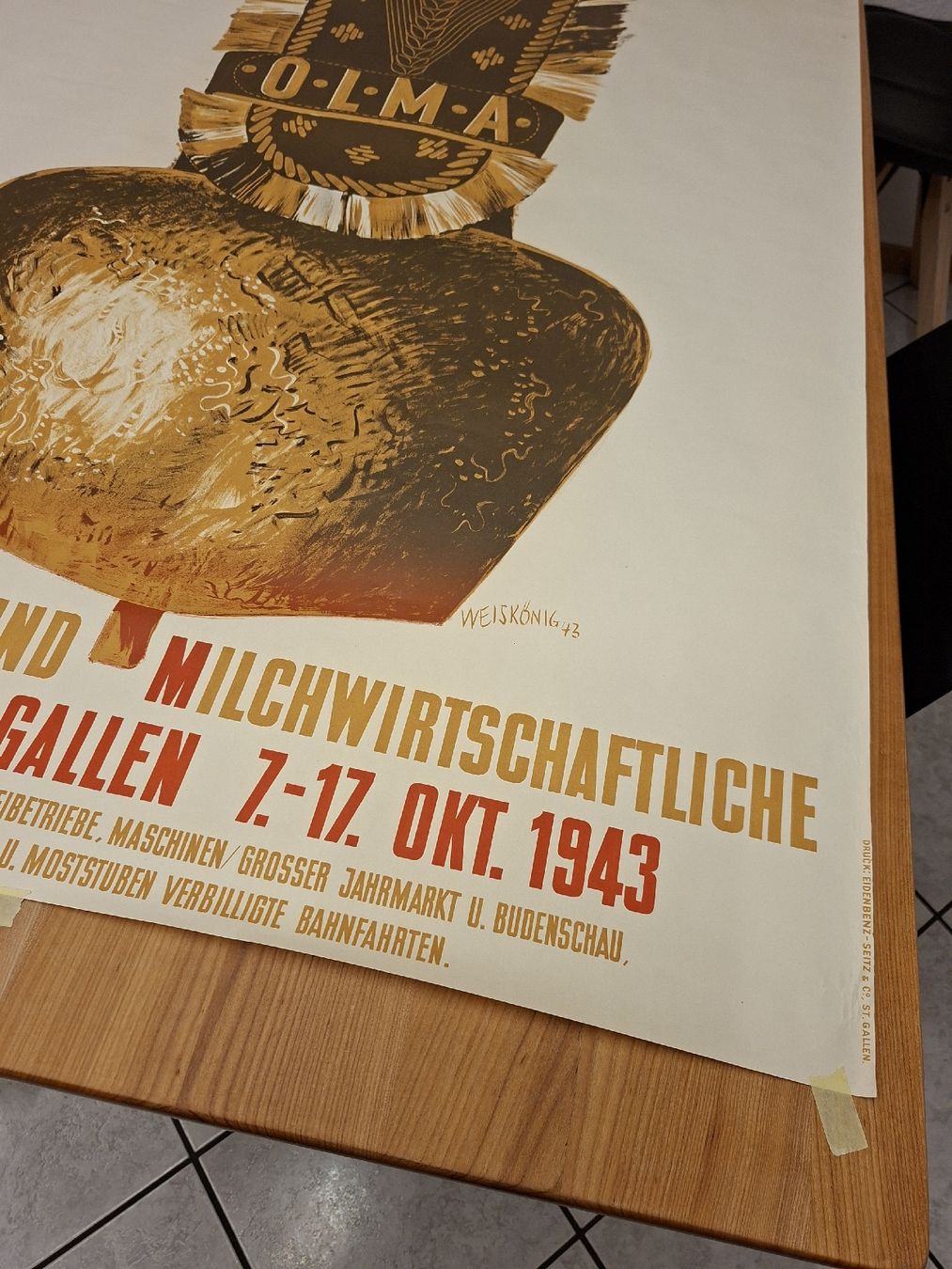 Posters & Illustrations: Olma Plakat 1943 orginal alt – D'occasion à Ganterschwil par HeidiuPeter 8