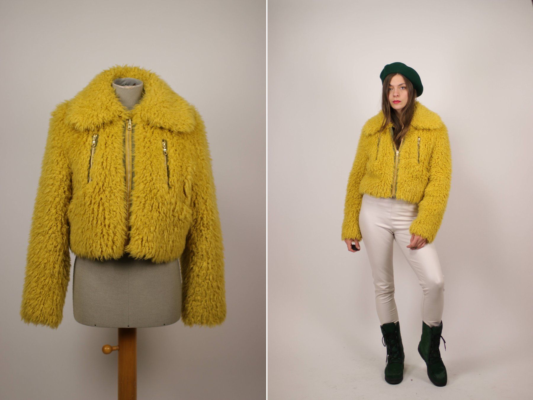 Kenzo Giacche: 1990s cropped Kenzo Fluffy Jacket - Size S-M – Usato da Hombrechtikon venduto da BAZ-Vintage