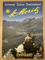 Plakat Heidiland St. Moritz