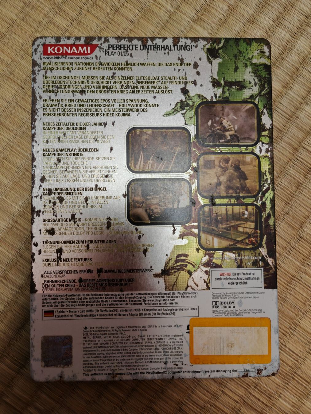Giochi: Metal Gear Solid 3 - Snake Eater - PS2 Steelbook – Usato da Thun venduto da Kankii 1