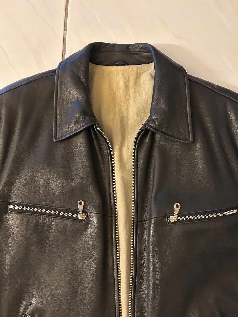 Giacche: Herren Rindslederjacke Leonardo, Grösse 52 – Usato da Gutenswil venduto da walker60 1