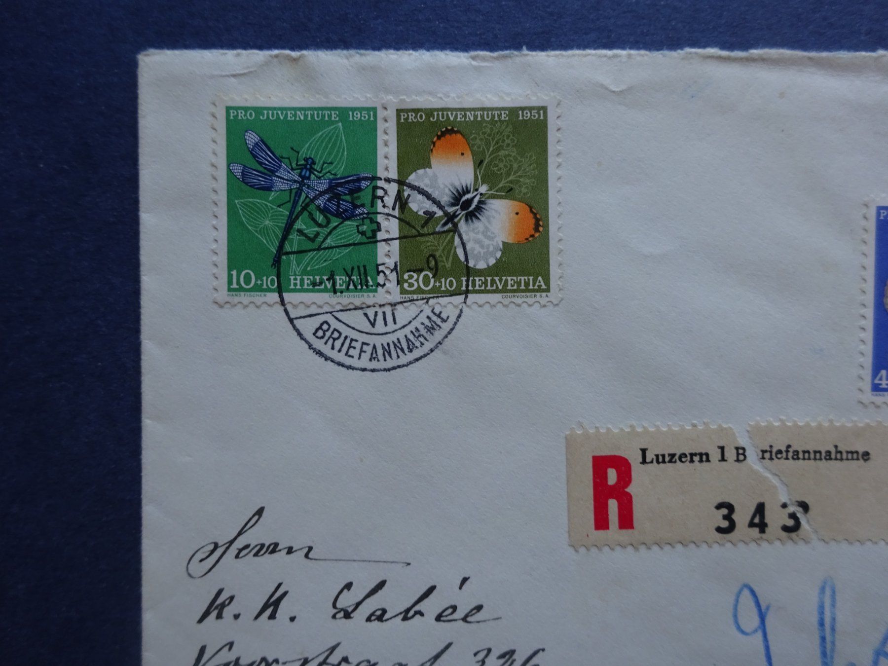 Tous les timbres: 1951 Pro Juventute FDC  - – D'occasion à Appenzell-Steinegg par adi1975 2
