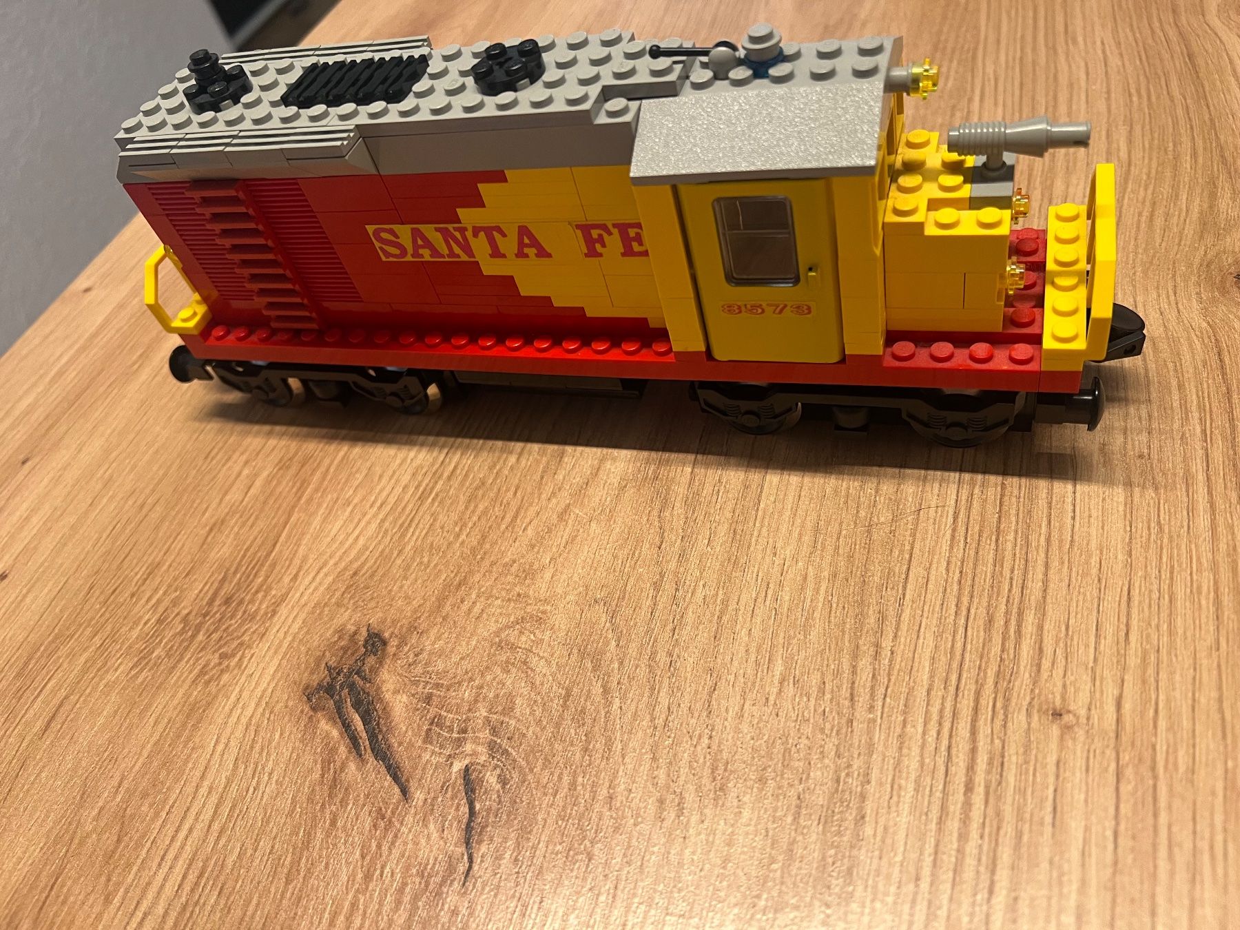 Lego Giocattoli: Lego Eisenbahn Santa Fe eigenbau – Usato da Steffisburg venduto da Mamschi 3