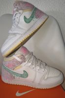 Air Jordan 1 Mid Pastel Drip Sneakers Size 40.5- top Zustand