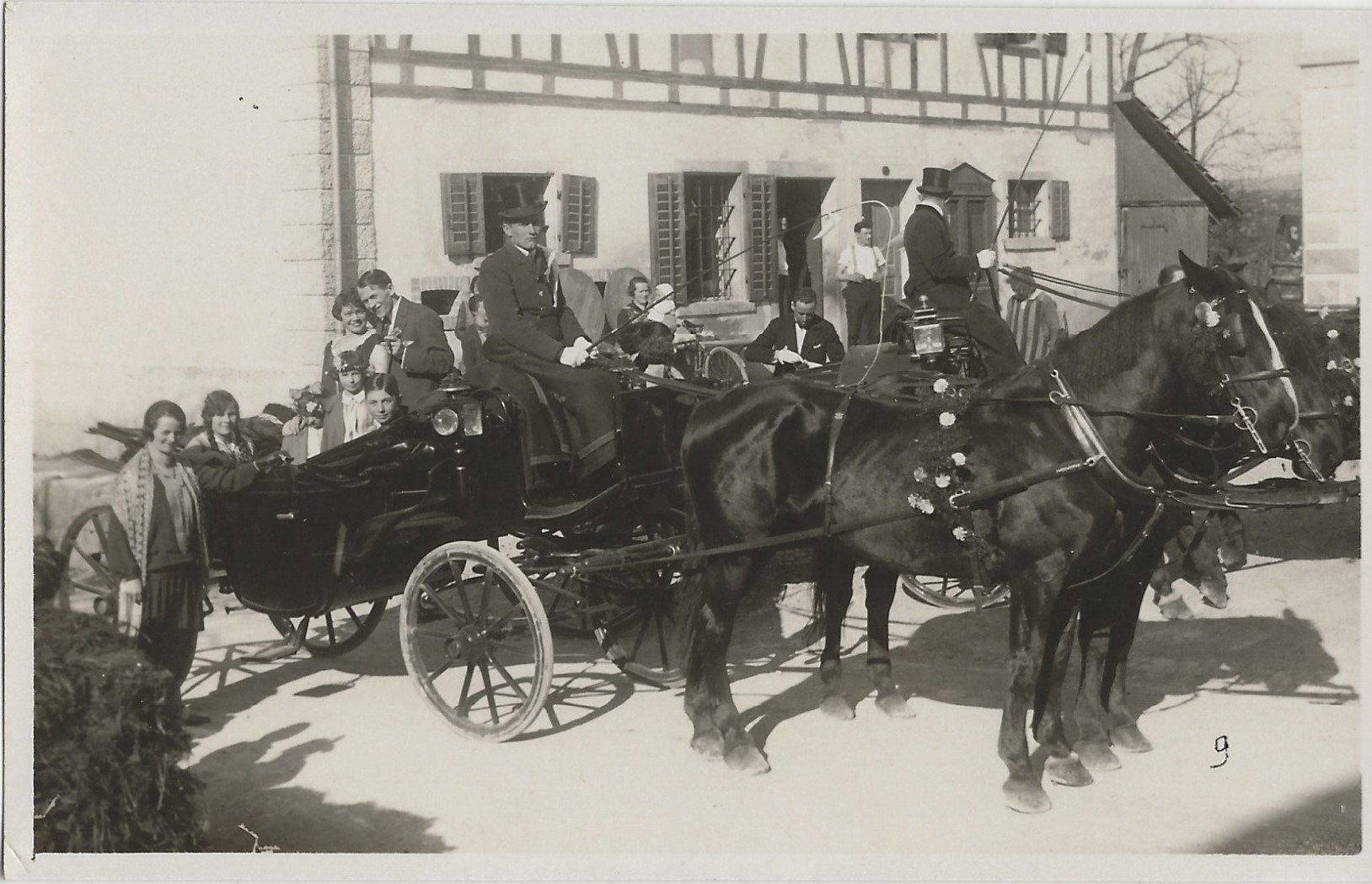 Cartoline postali: Bülach, Pferdekutsche, Hochzeit – Usato da Frauenfeld venduto da Merk52