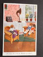 Humorkarte Radiohöhren anno 1925  (P794)