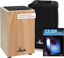 Cajon Primero Natur Kistentrommel Rucksacktasche Schule
