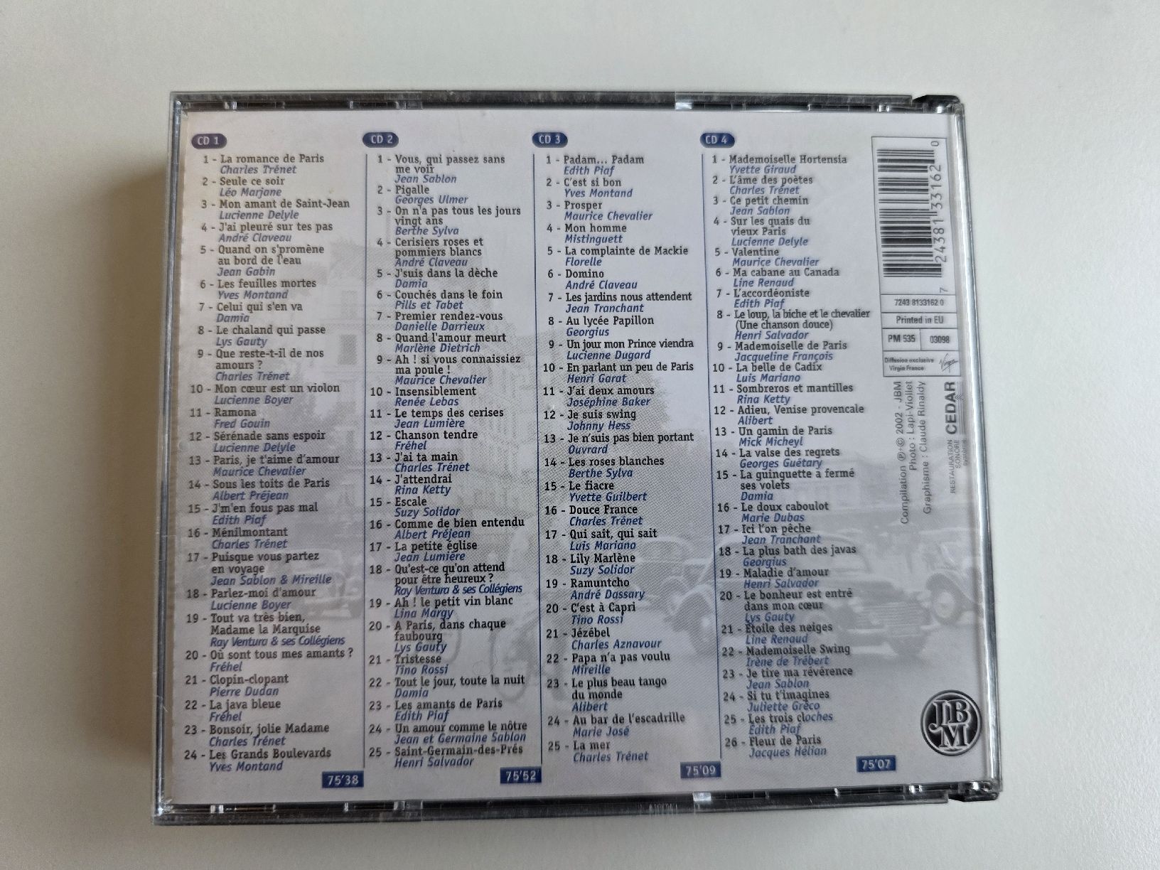 CD: Chansons Francaises de Legende – Usato da Zürich venduto da Zanoni 3