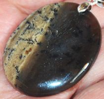 Anhänger L-4542 – Dendriten Opal – ca. 40x32mm