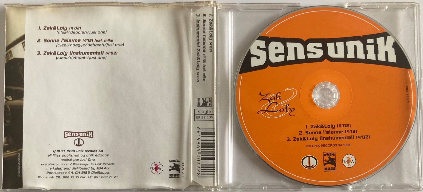 CDs: SENS UNIK - ZAK & LOLY – D'occasion à Poliez-Pittet par Newtown-Records 1