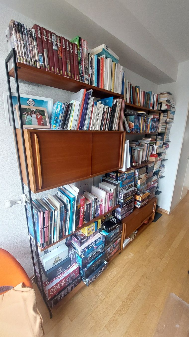 Scaffali: Système de bibliothèque modulaire vintage scandinave – Usato da Lausanne venduto da Moise_The_One