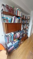 Système de bibliothèque modulaire vintage scandinave