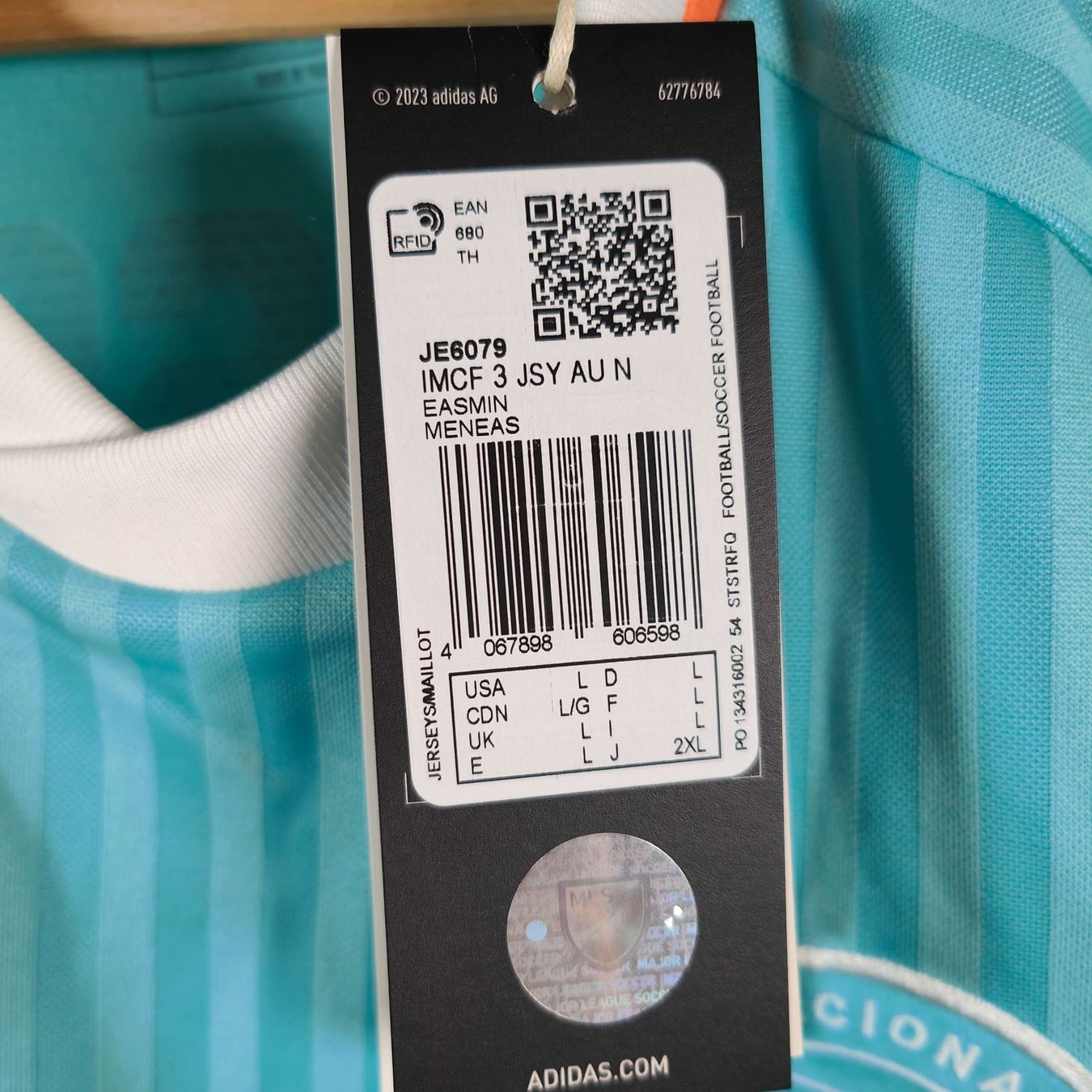 Inter Miami Canottiere & Pantaloni: Original 2024-25 Inter Miami Third Trikot Messi – Nuovo e nell'imballaggio originale da Martigny venduto da eternalpitch 3