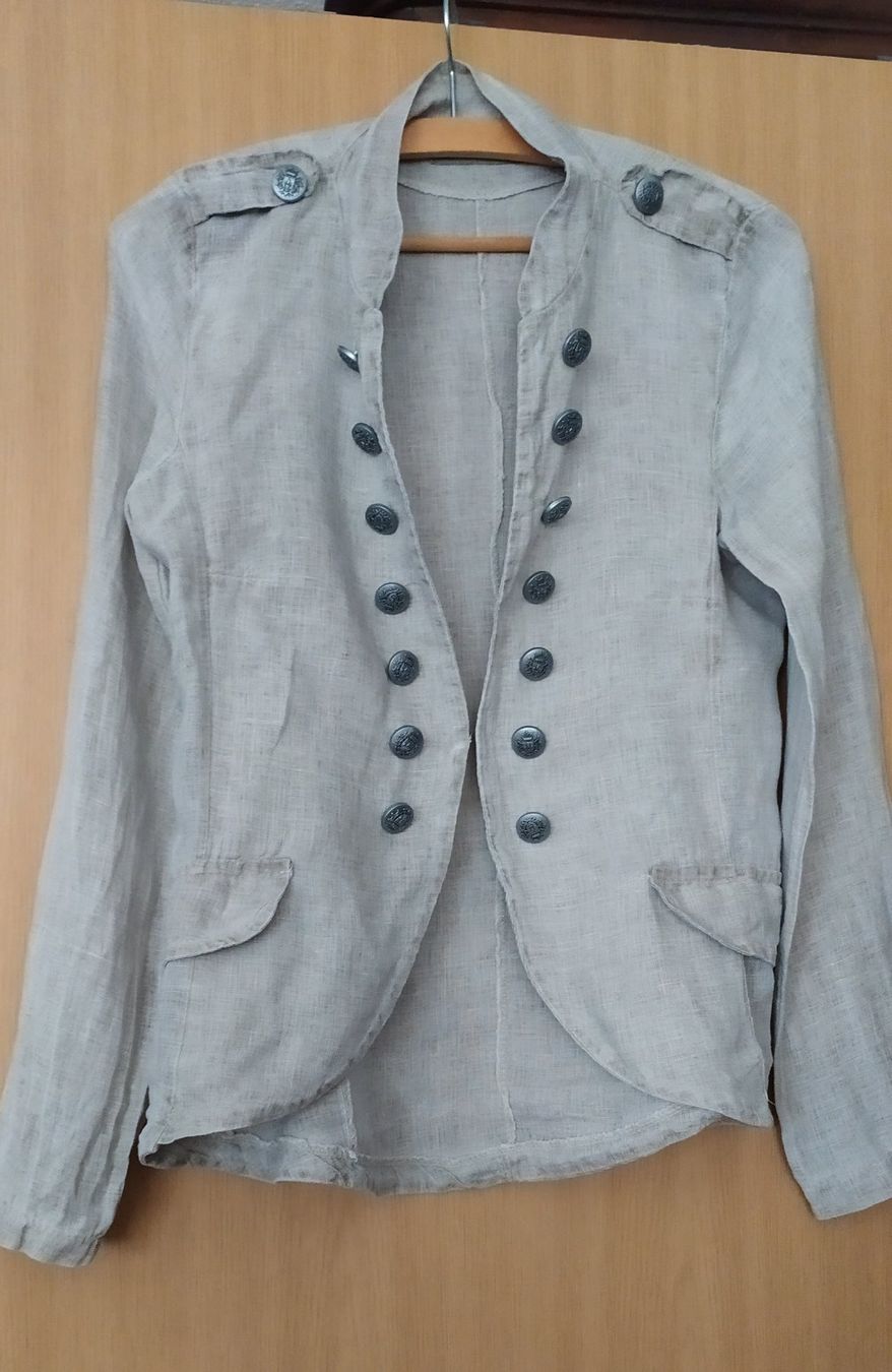 Gilet & Giacche senza maniche: Gilet en lin petite taille – Usato da Chezard St-Martin venduto da Loucail