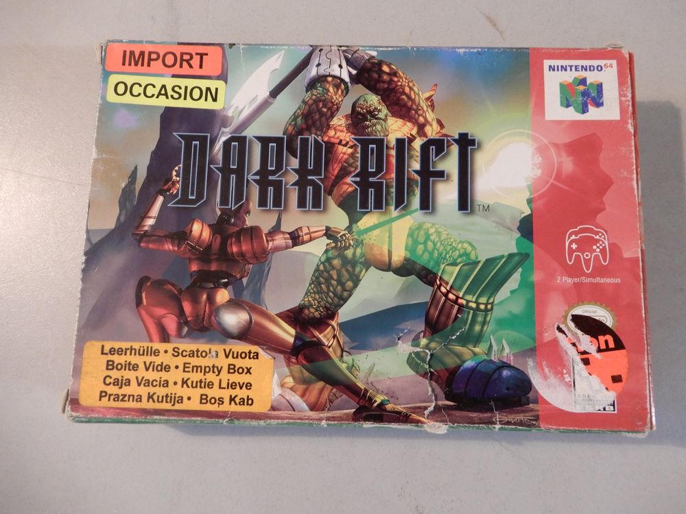 Dark Rift N64 - Nintendo 64 - Komplett! Top Zustand! NTSC (Gebraucht ...