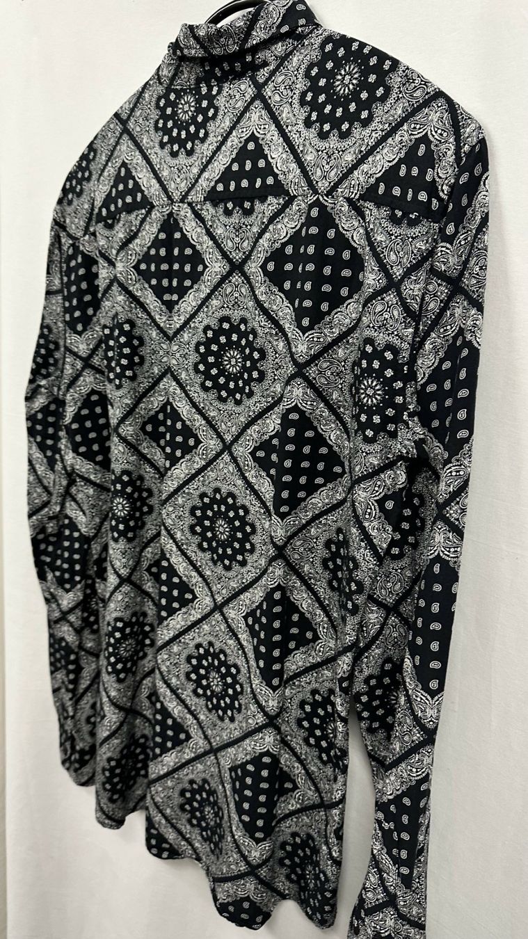 Camicie: Boho Hemd Bohemian Style Bluse schwarz weiss Gr. M – Nuovo e nell'imballaggio originale da Sarmenstorf venduto da taosun1 2