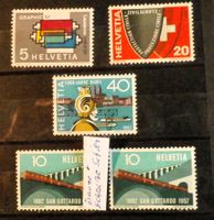 CH Werbemarken 1957(10 Rap. braune+schwarze Schiene)**
