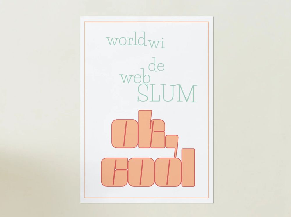 Poster: www Slum (Neu und originalverpackt) in Zürich für CHF 42 – mit ...