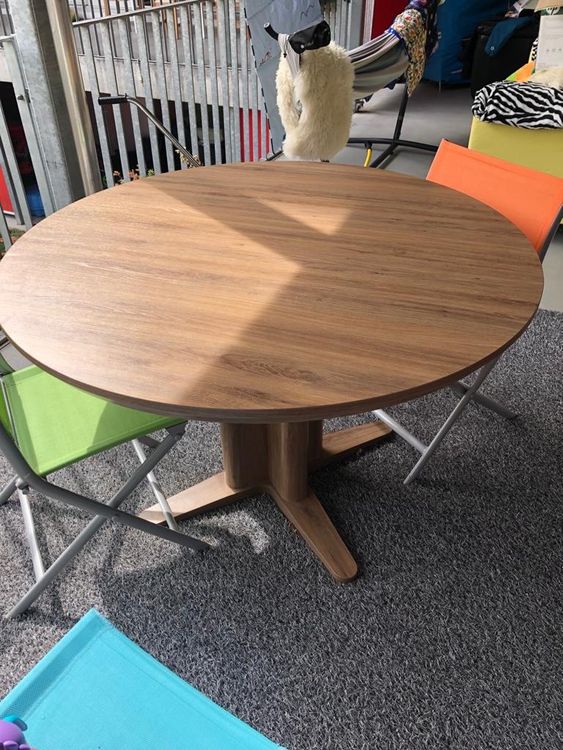 Holztisch rund ausziehbar | Kaufen auf Ricardo