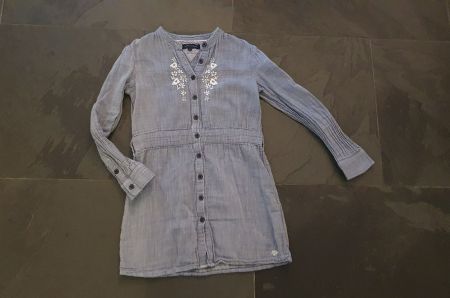 ++ TOMMY HILFIGER Kleid ++ in blau ++ Gr. 122 / 128 ++