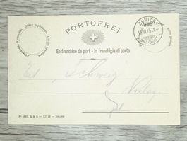 TR105 Carte Postale Suisse + Timbre 1915