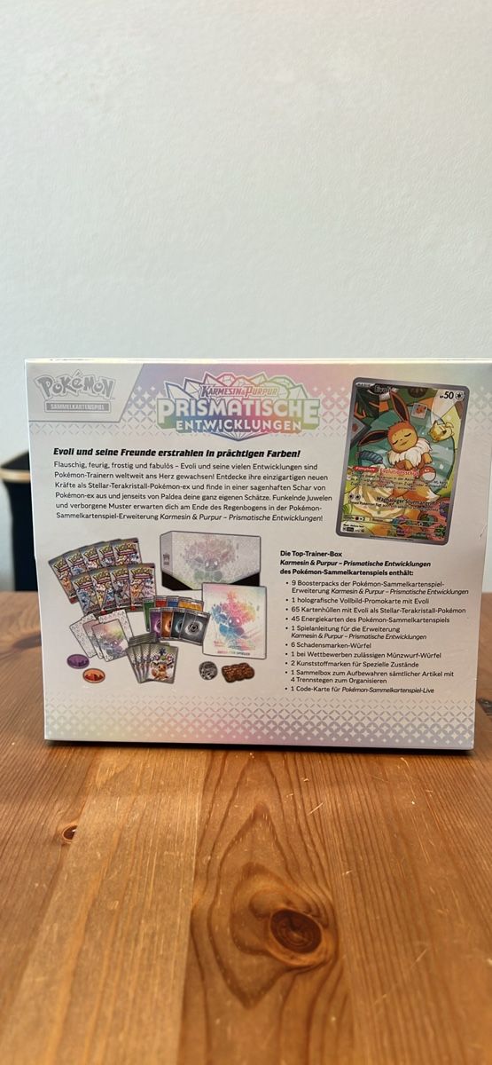 Pokémon Sammelbilder & Trading cards: Etb Prismatische Entwichlungen – Neu und originalverpackt aus Zürich von val_g2mf 1