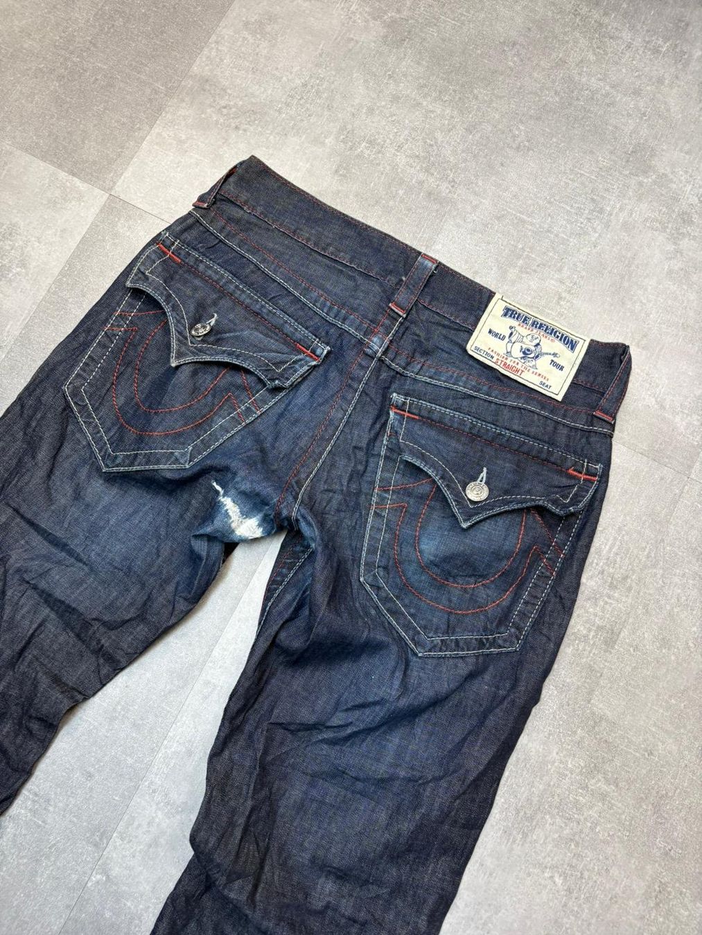 True Religion Jeans: True Religion Straight Jeans - Grösse M/30 – Usato da Werdenberg venduto da hase.vintage 2